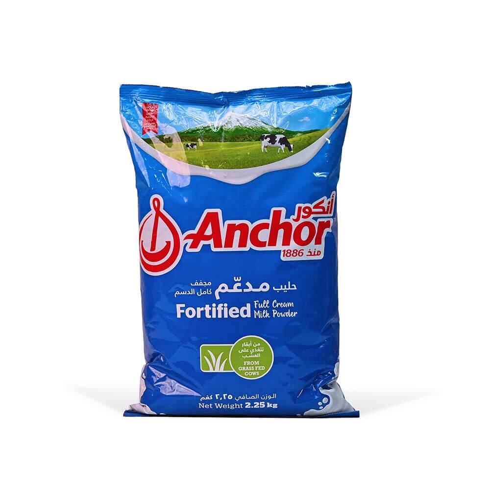 Anchor Fortified Full Cream Milk Powder 2.25kg